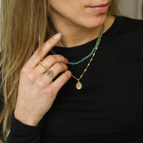 Kae Smoky Flower Necklace